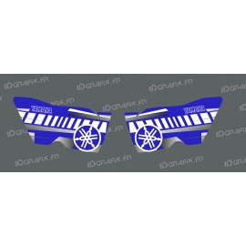 Vintage Door Decor Kit (Blue / White) - Yamaha YXZ 1000 - IDgrafix