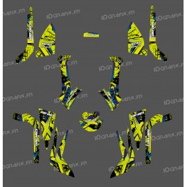 Kit dekor Brush Series (Gelb-Grün) Medium - IDgrafix - Can-Am Outlander G2 - ()