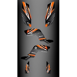 Kit dekor Factory Edition Orange - IDgrafix - Yamaha 700 Raptor -idgrafix