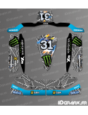 Kit-deco-100% Eigene Block 2017 series für TONY Kart