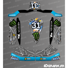 Kit-deco-100% Eigene Block 2017 series für TONY Kart -idgrafix