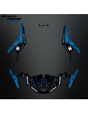 Kit de decoración 100% Personalizado Monstruo Azul - IDgrafix - Polaris RZR 1000 S/XP