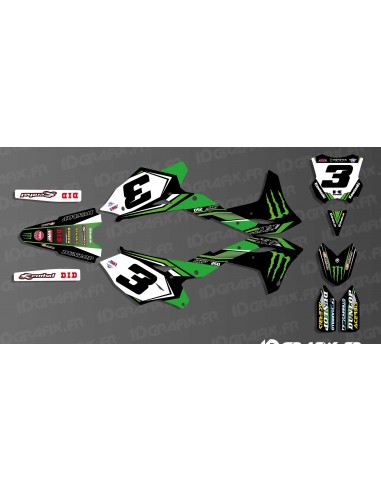 - Deko-Kit Eli Tomac 2016 Replikat für Kawasaki KX/KXF