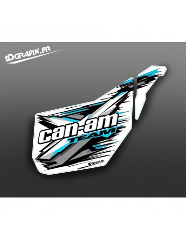 Kit décoration Porte Origine XTeam (Bleu Octane) - IDgrafix - Can Am