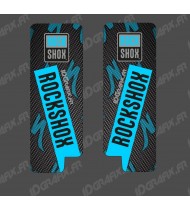 Adhesius De Protecció De Forquilla RockShox De Carboni (Blau) - Especialitzada Turbo Levo -idgrafix