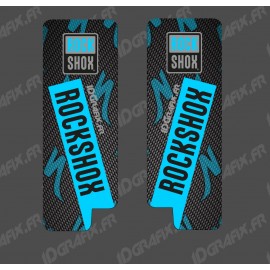 Adhesius De Protecció De Forquilla RockShox De Carboni (Blau) - Especialitzada Turbo Levo -idgrafix