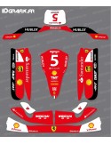 Kit deco 100% Personalitzat Escuderia F1 per a Karting Tony Kart M4
