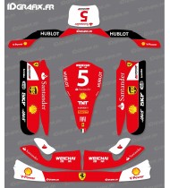 Kit deco 100% Custom Scuderia F1 for Karting Tony Kart M4