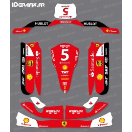 Kit-deco-100% Persönlich Scuderia F1-Kart Tony-Kart M4 -idgrafix