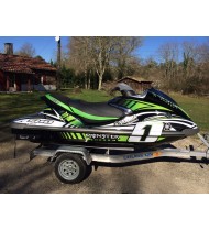 Kit deco 100% perso Monster (Vert) - Yamaha FX (1er génération)