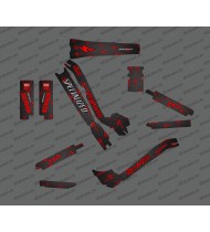 Kit deco di Carbonio, Edizione Completa (Rosso) - Specialized Turbo Levo