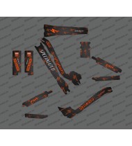 Kit deco Carboni Edició Completa (Taronja) - Especialitzada Turbo Levo -idgrafix