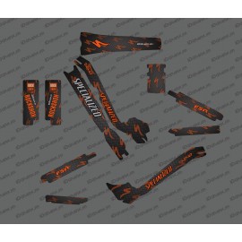 Kit deco Carbon Edition Full (Orange) - Specialized Turbo Levo - IDgrafix