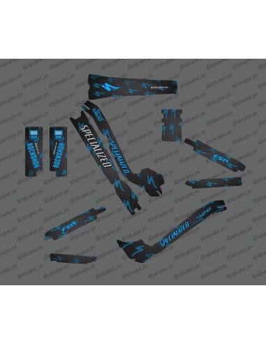 Kit deco di Carbonio, Edizione Completa (Blu) - Specialized Turbo Levo