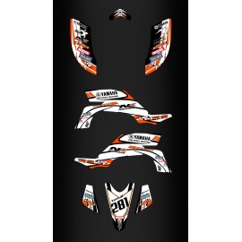 Kit deco 100 % Personalitzat per a YAMAHA YFZ 450 - M. AUPETIT -idgrafix