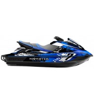 Kit deco 100% perso Monster (Bleu) - Yamaha FX (après 2012)