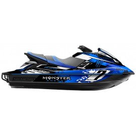 Kit deco 100% perso Monster (Vert) - Yamaha FX (après 2012) - IDgrafix