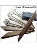 Box 10 Blades bevel to 30° special covering/kit deco
