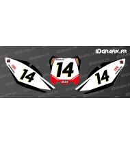 Kit dekor Platte Nummer Geico Edition - Honda CR/CRF
