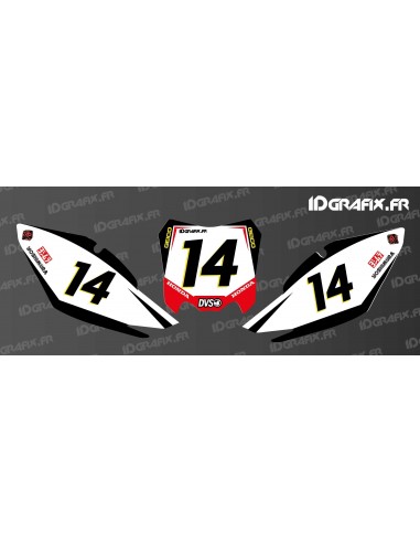 Kit de decoració Placa Nombre Geico Edició - Honda CR/CRF -idgrafix