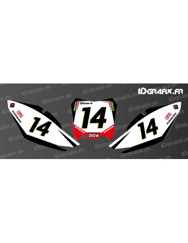 Kit decoration Plate Number Geico Edition - Honda CR/CRF