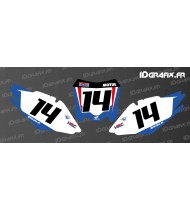Kit décoration Plaque Numéro HRC Edition - Honda CR/CRF
