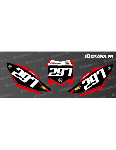 Kit decoration Plate Number Factory Edition - Honda CR/CRF