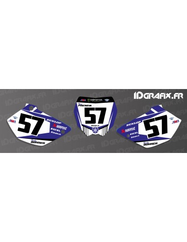 Kit décoration Plaque Numéro MX Edition - Yamaha YZ/YZF