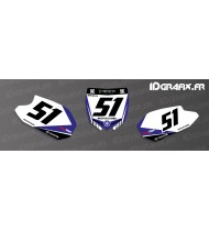 Kit de decoración de Número de la Placa de DC Edición - Yamaha YZ/YZF
