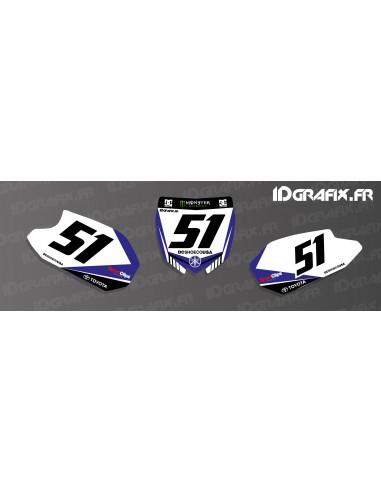 Kit de decoració Placa Nombre DC Edició - Yamaha YZ/YZF -idgrafix