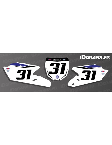 Kit décoration Plaque Numéro Factory Edition - Yamaha YZ/YZF