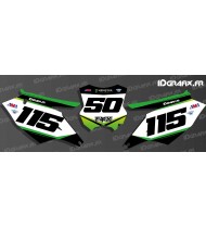 Kit décoration Plaque Numéro Factory Edition - Kawasaki KX/KXF