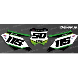 Kit décoration Plaque Numéro Factory Edition - Kawasaki KX/KXF-idgrafix