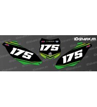 Kit décoration Plaque Numéro Monster Edition - Kawasaki KX/KXF