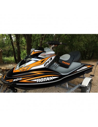 Kit décoration Light Rockstar Orange pour Seadoo RXT 215-255