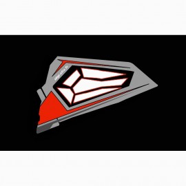 Kit decoration Door Low Original Polaris Titanium RED - IDgrafix - Polaris RZR 900/1000 - IDgrafix