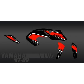 Kit de decoración de Carreras rojo - IDgrafix - Yamaha MT-09 (después de 2017) -idgrafix