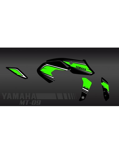Kit décoration Racing vert - IDgrafix - Yamaha MT-09 (après 2017)