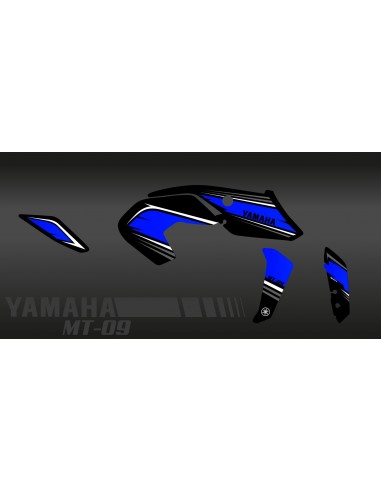 Kit decorazione Racing blu - IDgrafix - Yamaha MT-09 (dopo il 2017)