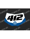 Kit deco 100 % Personalitzada Davant la Placa de Yamaha WRF - M. Mercier