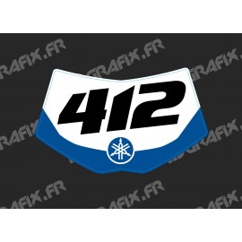 Kit deco 100 % Personalitzada Davant la Placa de Yamaha WRF - M. Mercier -idgrafix