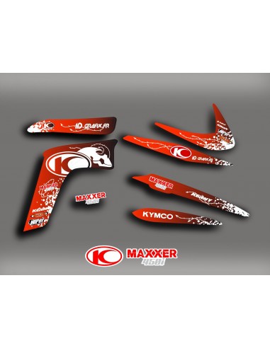 Kit-Deco-Skull - Red Kymco 450 Maxxer
