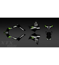 Kit deco 100% Personalizado Monstruo (verde) para Yamaha 660 XT (2000-2007)