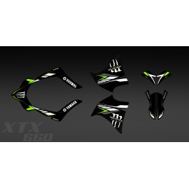 Kit deco 100% Custom Monster (green) for Yamaha 660 XT (2000-2007) - IDgrafix