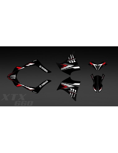Kit deco 100% my Own Monster (Red) for Yamaha 660 XT (2000-2007)