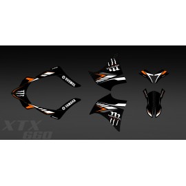 Kit déco 100% Perso Monster (Orange) pour Yamaha 660 XT (2000-2007)-idgrafix