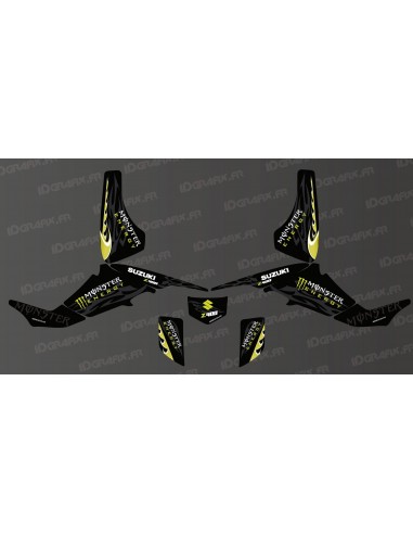 Kit déco 100% Perso Monster (Jaune) - IDgrafix - Suzuki LTZ 400