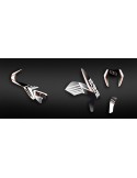Kit décoration Feature series (Blanc/Orange) - KTM 690 Duke (2012-2017)