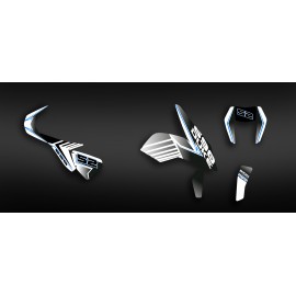 Kit de decoració Característica de la sèrie (Blanc/Blau) - KTM 690 Duc (2012-2017) -idgrafix