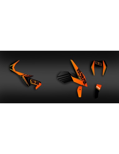 Kit dekor Feature series (Orange) KTM 690 Duke (2012-2017)